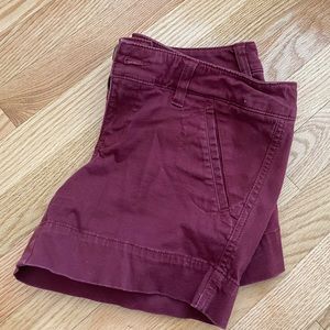 American Eagle Outfitters Maroon Shorts